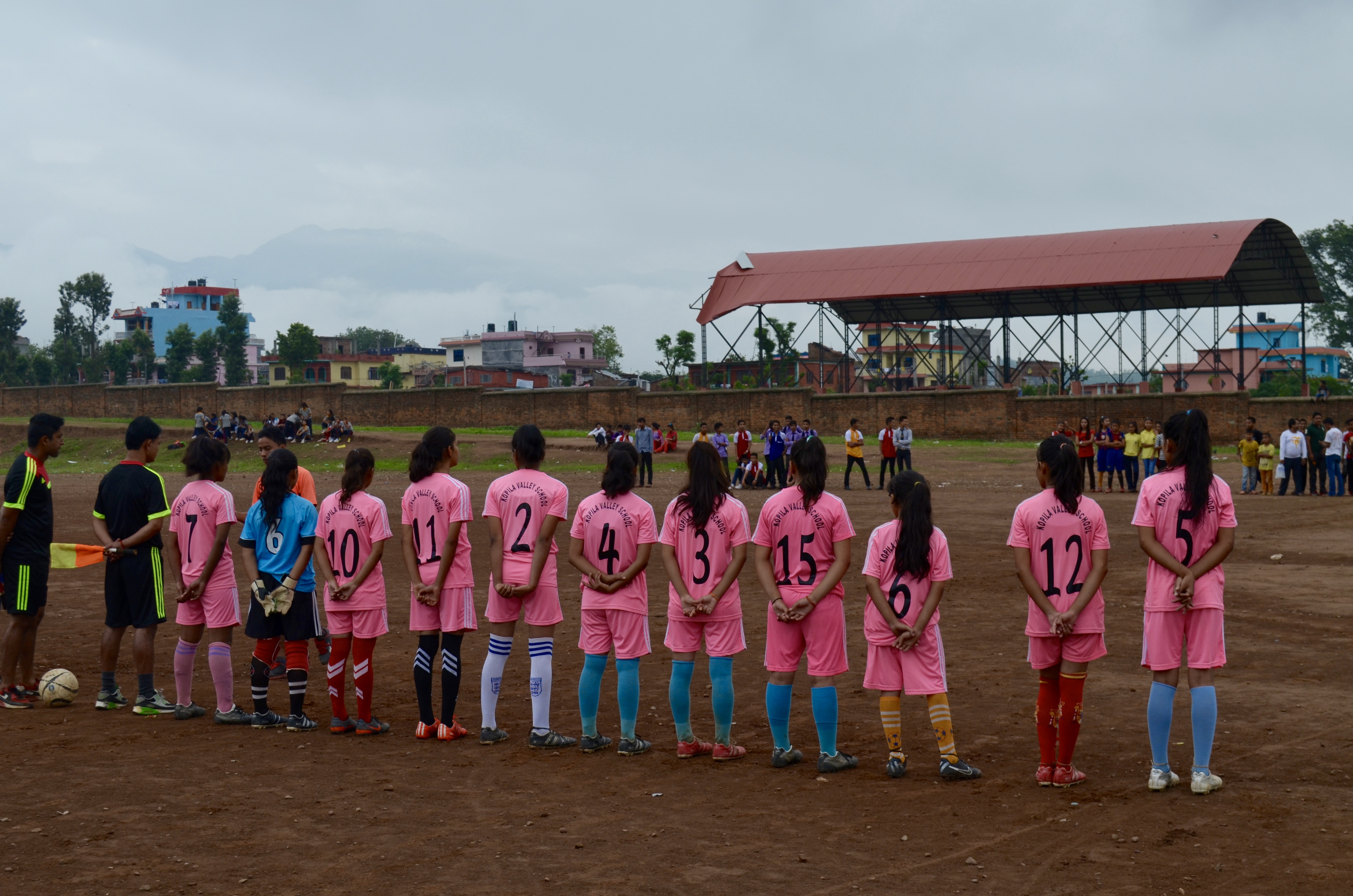 The Kopila Valley girls soccer team.