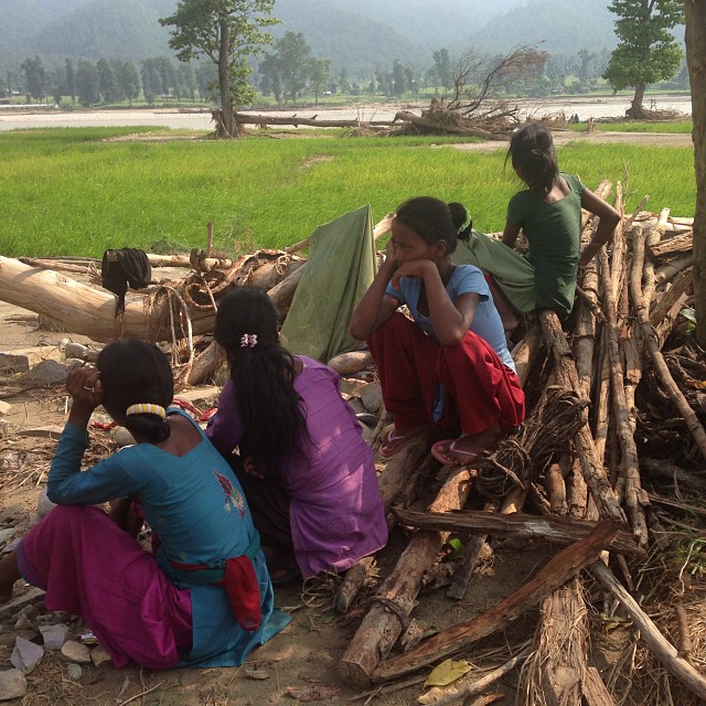 Hardworking Nepali women